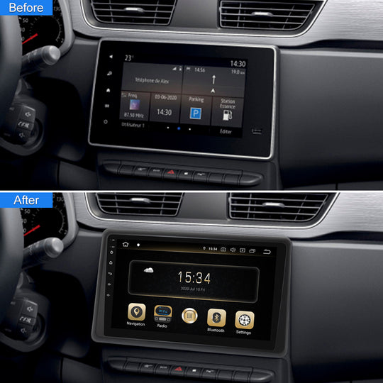9 inch Car Radio Video Multimedia Player for Renault Express 2021- Android 13 GPS Navigation Carplay 360 Camera RDS