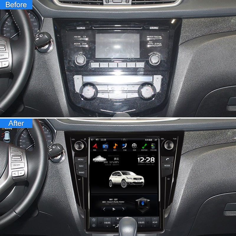 KSPIV 12.1 Inch Android Car Multimedia Video Player For NISSAN X-TRAIL/Qashqai 2013- Support Split Screen Auto Wireless Carplay WIFI