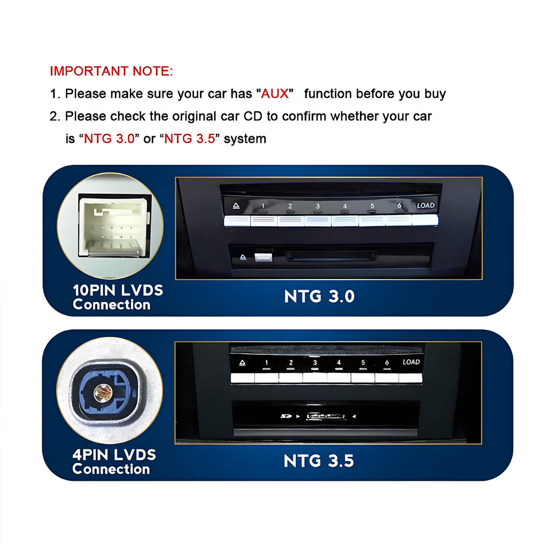 10.25 Inch Touch Screen for Benz S Class W221 NTG3.0 NTG3.5 Radio, Android Car Stereo with Carplay Android Auto in Dash GPS Navigation Bluetooth WIFI FM Steering Wheel Controls