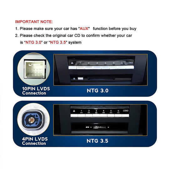 10.25 Inch Touch Screen for Benz S Class W221 NTG3.0 NTG3.5 Radio, Android Car Stereo with Carplay Android Auto in Dash GPS Navigation Bluetooth WIFI FM Steering Wheel Controls