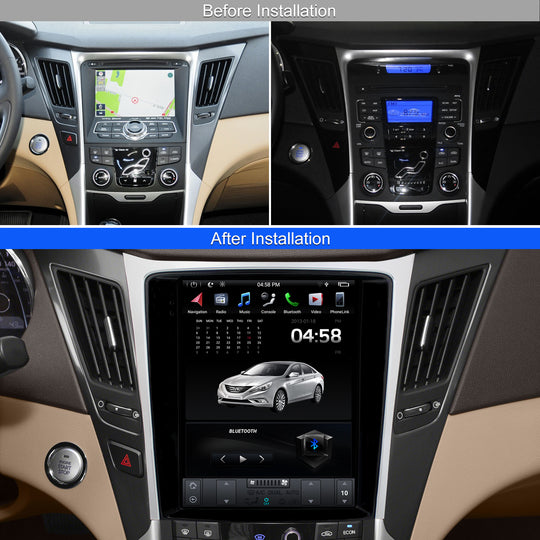 KSPIV Android Qualcomm 6125 Car Radio For HYUNDAI SONATA 2012-2014 Bluetooth Multimedia Auto Stereo GPS Navigation Head Unit