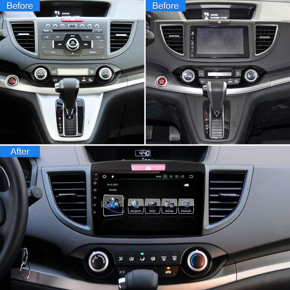 9 Inch Car Stereo For Honda CRV 2012-2015 Android Car Radio with Carplay Android Auto Multimedia Video Navigation Free HD Rear Camera
