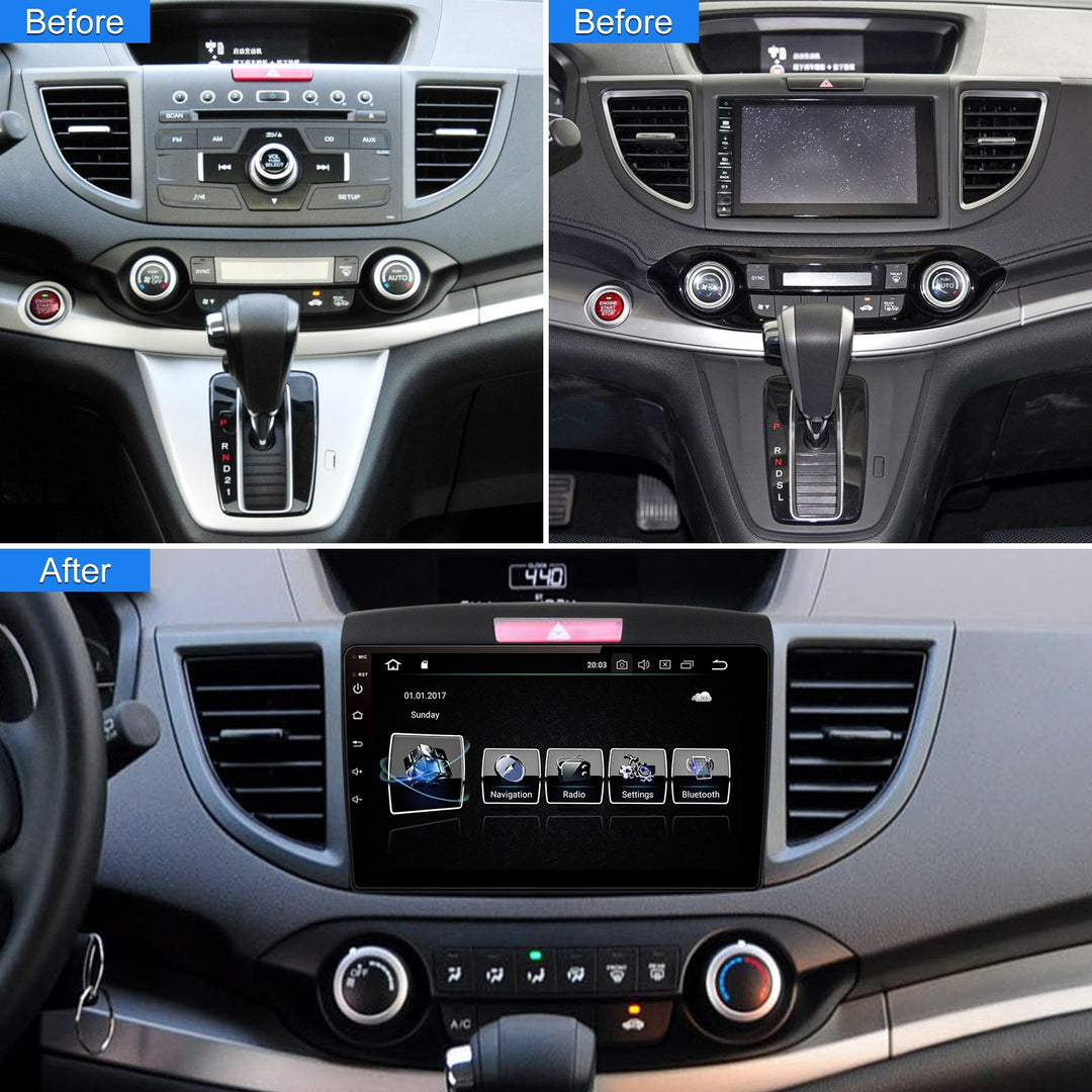 9 Inch Car Stereo For Honda CRV 2012-2015 Android Car Radio with Carplay Android Auto Multimedia Video Navigation Free HD Rear Camera