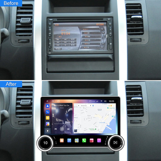 KSPIV 9.7 inch Universal Double Knob Car Radio CarPlay Android Auto Wireless GPS Navigation GPS Navigation WiFi Head Unit