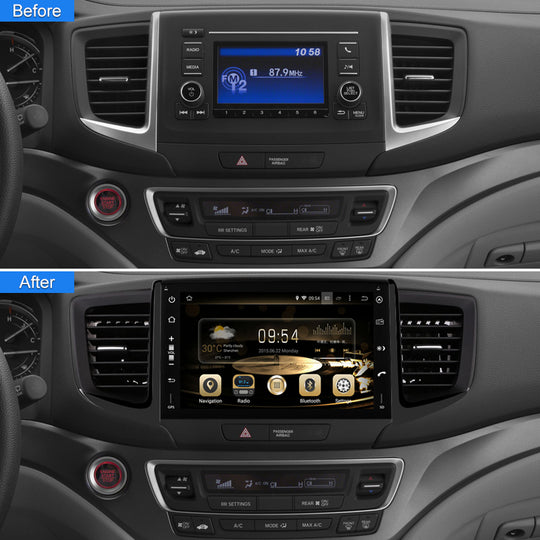 Android 8" Car GPS Radio For Honda PILOT 2015- CarPlay Auto LTE WiFi DAB DSP Stereo Head Unit