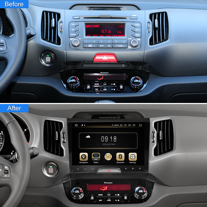 Android Car Multimedia Stereo for KIA Sportage 2010-2016 2din Auto Radio GPS Navigation Wireless CarPlay 4G WIFI DSP Head Unit