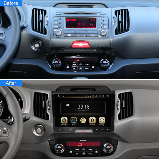 Android Car Multimedia Stereo for KIA Sportage 2010-2016 2din Auto Radio GPS Navigation Wireless CarPlay 4G WIFI DSP Head Unit