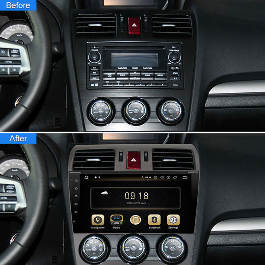 9 inch For Subaru Forester 2015-Android  Car Radio Multimedia Voice Stereo Player 4G LTE car-play Android Auto Navigation