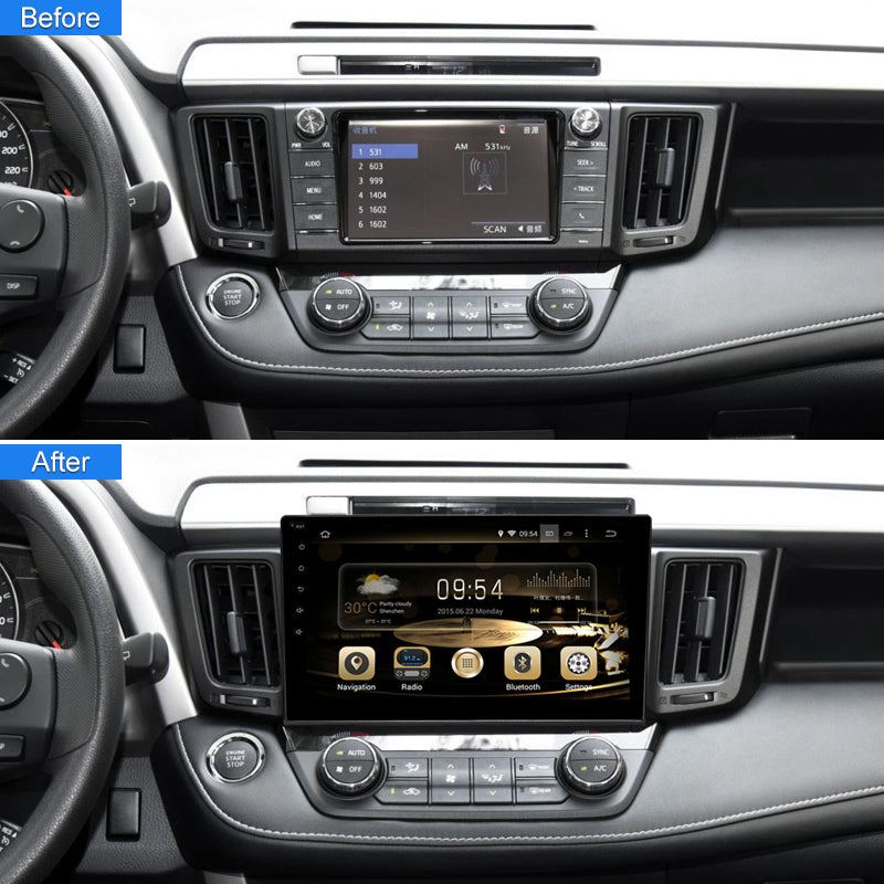 KSPIV 10.1" Android Car Radio For TOYOTA RAV4 2016- Multimedia Player Auto GPS Navigation With DSP android Auto & Carplay WiFi CANBUS
