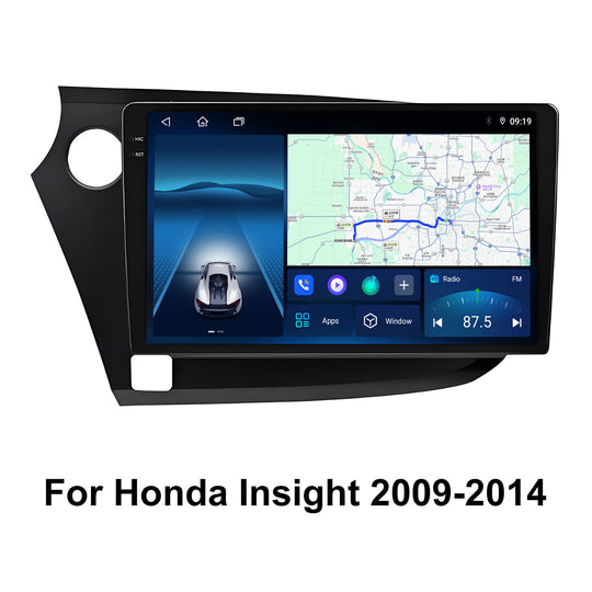 9 Inch Touch Screen for Honda Insight 2009-2014 Radio, Android Car Stereo with Carplay Android Auto in Dash GPS Navigation Bluetooth WIFI FM Steering Wheel Controls