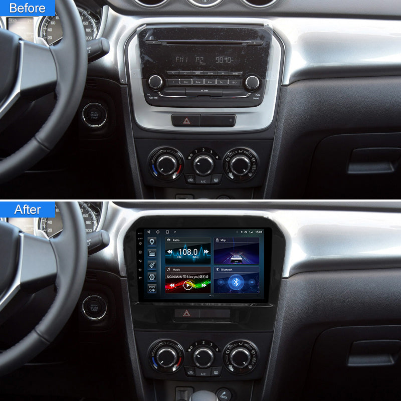 carplay For SUZUKI  VITARA 2015- Android Auto Multimedia Car Video Player Navigation Touch Screen GPS Stereo Radio