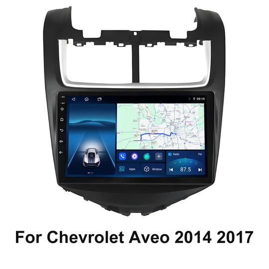 9 Inch Touch Screen for Chevrolet Aveo 2014 2017 Radio, Android Car Stereo with Carplay Android Auto in Dash GPS Navigation Bluetooth WIFI FM Steering Wheel Controls