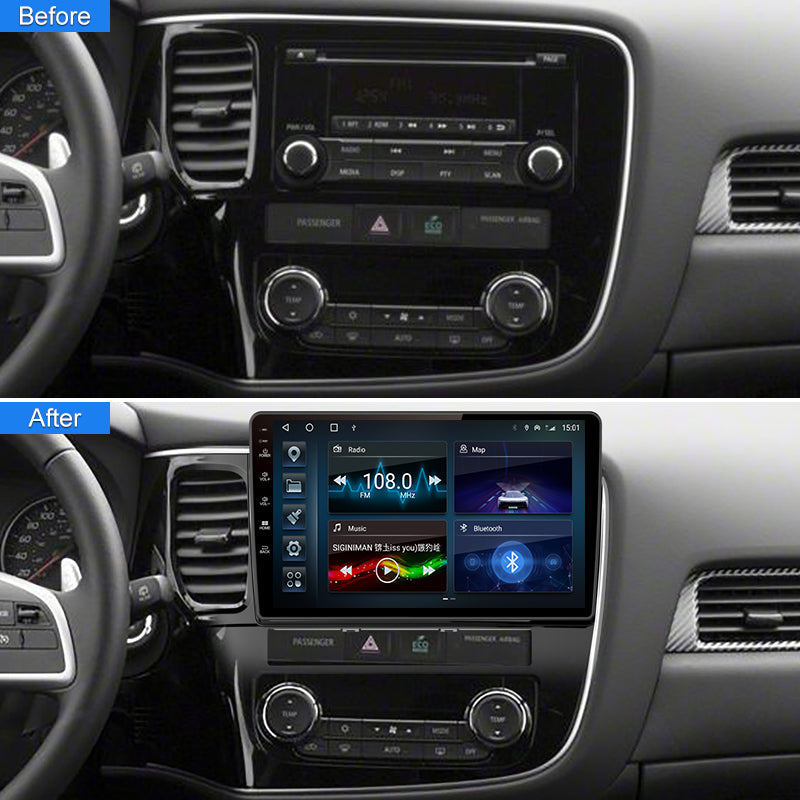 Android 13 Car Radio For MITSUBISHI OUTLANDER 2014- Carplay Multimedia Player 2 Din GPS DVD Head Unit WIFI