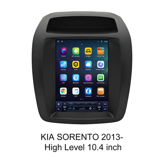 10.4'' Vertical Screen Android Car Radio for Kia Sorento 2013 2014 High Level Tesla Style Car Navigation Multimedia Player