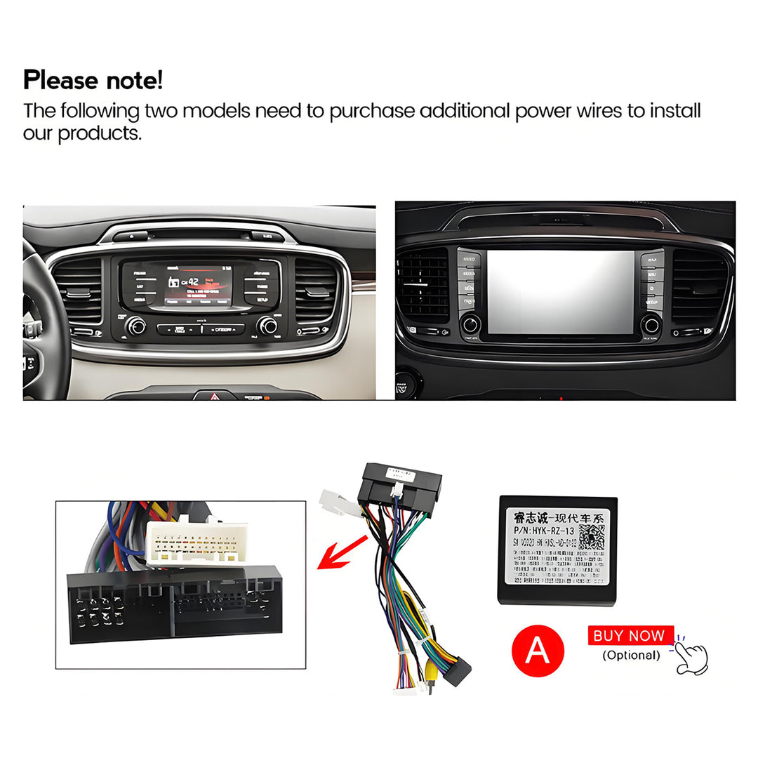 10 Inch Touch Screen for KIA Sorento 2014-2017 Radio, Android Car Stereo with Carplay Android Auto in Dash GPS Navigation Bluetooth WIFI FM Steering Wheel Controls