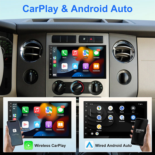 Android Universal 7 Inch Car Multimedia Player 2 Din Bluetooth Receiver In-Dash Navigation Unit with WiFi/GPS/DSP