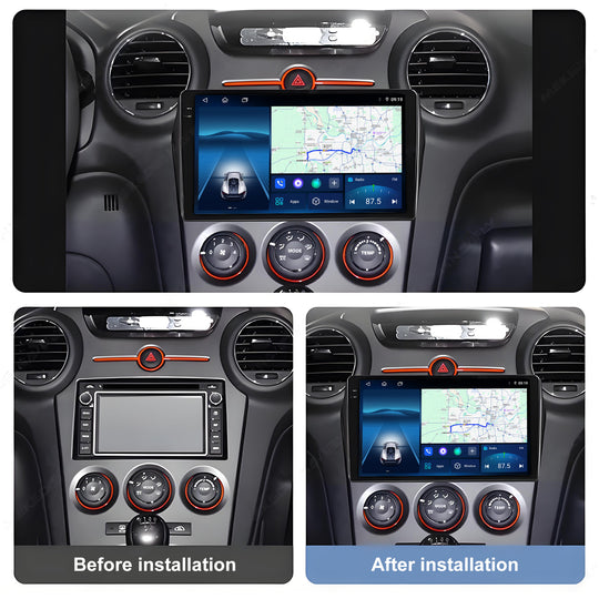 9 Inch Touch Screen for KIA Carens 2007-2011 Radio, Android Car Stereo with Carplay Android Auto in Dash GPS Navigation Bluetooth WIFI FM Steering Wheel Controls