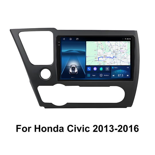 9.5 Inch 2K Touch Screen for Honda Civic 2013-2016 Radio, Android Car Stereo with Carplay Android Auto in Dash GPS Navigation Bluetooth WIFI FM Steering Wheel Controls