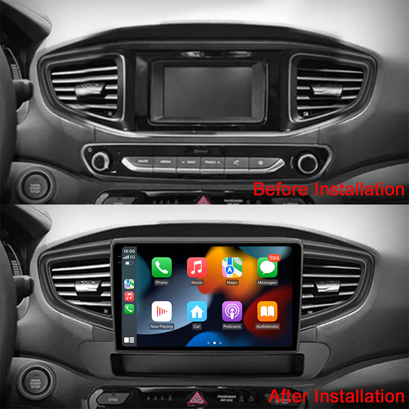9 Inch Touch Screen for for Hyundai Ioniq AE 2016 - 2023 Radio, Android Car Stereo with Carplay Android Auto in Dash GPS Navigation Bluetooth WIFI FM Steering Wheel Controls