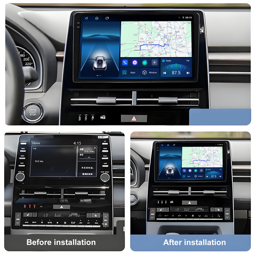 9.5 Inch 2K Touch Screen for Toyota Avalon 2019 -2022 Radio, Android Car Stereo with Carplay Android Auto in Dash GPS Navigation Bluetooth WIFI FM Steering Wheel Controls