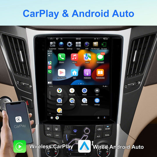 KSPIV Android Qualcomm 6125 Car Radio For HYUNDAI SONATA 2012-2014 Bluetooth Multimedia Auto Stereo GPS Navigation Head Unit