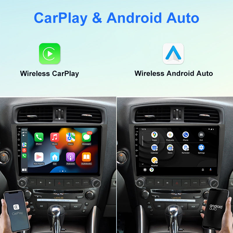 Android Car Stereo for Lexus IS 2005-2015 Carplay Radio GPS Navi Multimedia Wifi 10 Inch Touch Screen Headunit