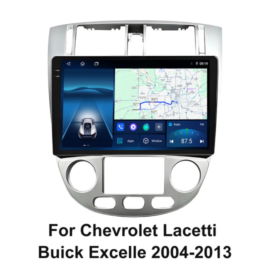 9.5 Inch 2K Touch Screen for Chevrolet Lacetti Buick Excelle 2004-2013 Radio, Android Car Stereo with Carplay Android Auto in Dash GPS Navigation Bluetooth WIFI FM Steering Wheel Controls