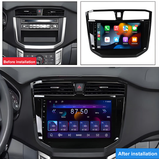 9 Inch Touch Screen for LDV MAXUS T60 Radio, Android Car Stereo with Carplay Android Auto in Dash GPS Navigation Bluetooth WIFI FM Steering Wheel Controls