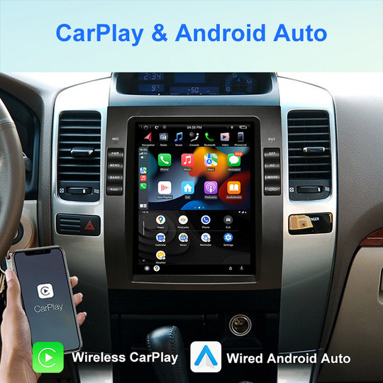 KSPIV 10.4 Inch Car Multimedia Radio Player For TOYOTA PRADO 2002-2009 LEXUS GX460 Vertical Screen GPS Navigation