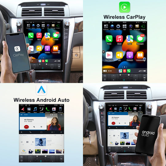 KSPIV Android Qualcomm 6125 Tesla Style Screen Car Multimedia Player For TOYOTA CAMRY 2015- GPS Navigation Unit With WIFI / Bluetooth/ DSP/FM