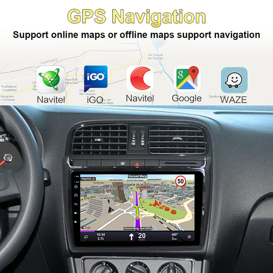 4G Carplay 2din Android 10 Car Radio Multimedia Video Player GPS Navigation For Volkswagen VW Polo 2014 Head Unit