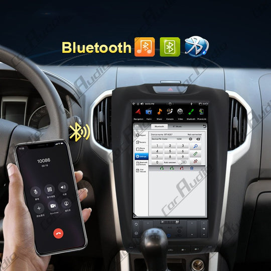 KSPIV Android 11 Vertical Screen Car GPS Navigation For Isuzu D-Max / Isuzu MU-X / Isuzu V-Cross 2012- AUTO A/C Multimedia Video Player