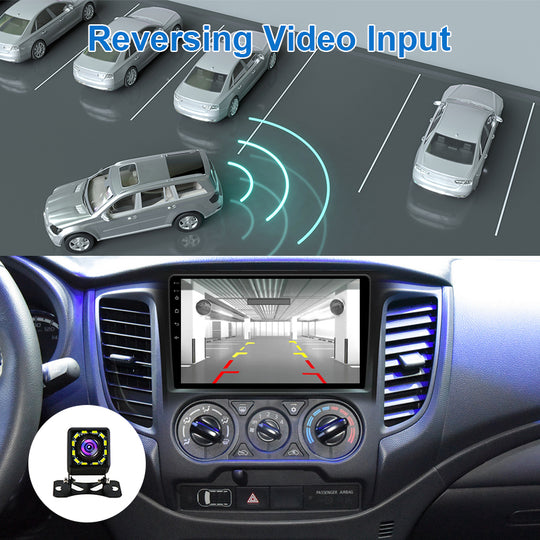 Android 2K Screen Car Radio For Mitsubishi L200 Triton Strakar (Portugal) 2015- Manual A/C Carplay Navigation Multimedia Player 2 Din DVD Stereo