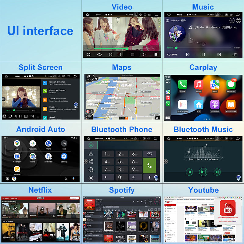 KSPIV Android Tesla Style Screen Car Radio For Buick Excelle 2010-2014 Car Multimedia Video Player GPS Navigation