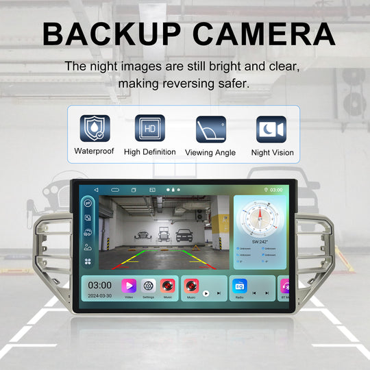 15 Inch Car Multimedia GPS Navigation Radio Player with Android Touch Screen carplay 360 Carplay 4G for Toyota Tundra Sequoia 2022-