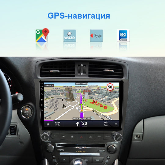 Android Car Stereo for Lexus IS 2005-2015 Carplay Radio GPS Navi Multimedia Wifi 10 Inch Touch Screen Headunit