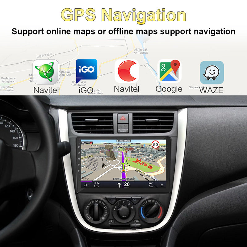 For SUZUKI Celerio 2014-/Suzuki Cultus 2017- Android Car Radio Multimedia Player Navigation GPS Carplay Touch Screen