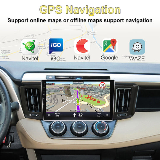 10.1 Inch Android Car Radio For TOYOTA RAV4 2013- Multimedia Player Auto Carplay 4G Stereo