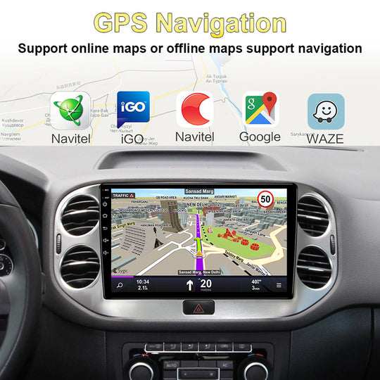 KSPIV 10.1 Inch Android Auto Radio For Volkswagen VW Tiguan 2013- Carplay Car Multimedia GPS Navigation