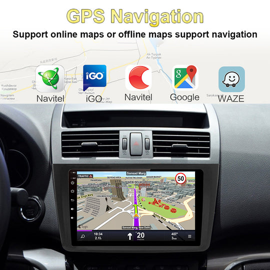 8Core 9 Inch Screen Multimedia Video Player Android 10 for MAZDA 6/Ruiyi/Ultra 2008- Car Radio Stereo Carplay GPS Navigation