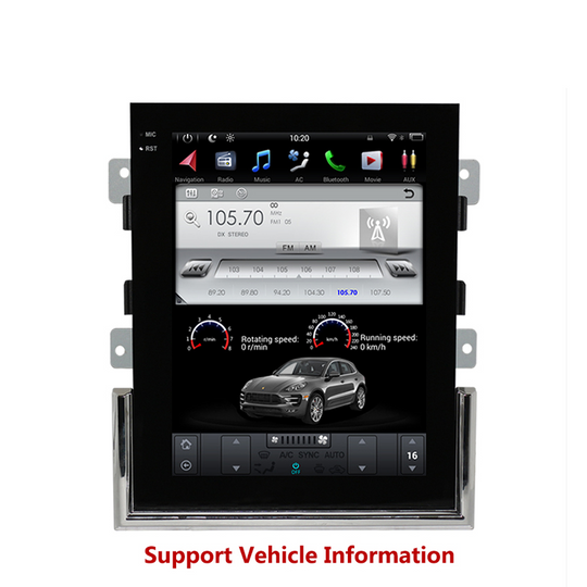 KSPIV 10.4'' Android Tesla Style Screen Car Radio Multimedia Player for Porsche MACAN 2017-2023 GPS Navigation Auto Stereo DVD Head Unit Carplay