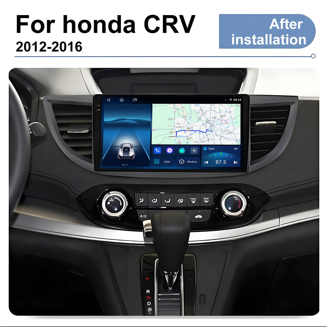 10 Inch Touch Screen for Honda CRV 2012-2016 Radio, Android Car Stereo with Carplay Android Auto in Dash GPS Navigation Bluetooth WIFI FM Steering Wheel Controls