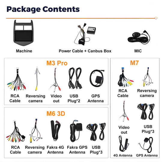 10 Inch Touch Screen for Chevrolet Aveo 2011-2015 Radio, Android Car Stereo with Carplay Android Auto in Dash GPS Navigation Bluetooth WIFI FM Steering Wheel Controls