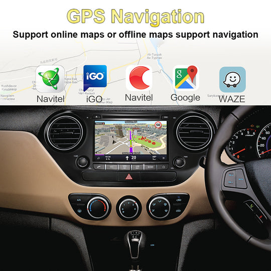 Android Car Radio For HYUNDAI I10 /Hyundai Grand i10 2013- RHD Auto Multimedia Video Player GPS Navigation CarPlay Stereo DSP