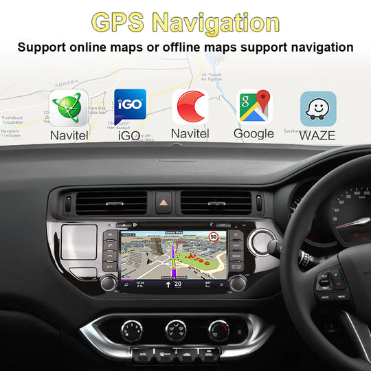 Android 8"  Radio Autoradio for Kia RIO 2015- RHD Car Multimedia Video Player Auto Audio Carplay