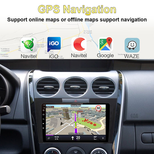 Android 13 radio For MAZDA CX-7 2007- Car stereo Multimedia Video Player carplay Auto GPS Navigation 2din no dvd