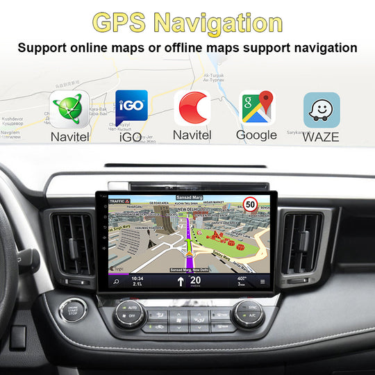 KSPIV 10.1" Android Car Radio For TOYOTA RAV4 2016- Multimedia Player Auto GPS Navigation With DSP android Auto & Carplay WiFi CANBUS