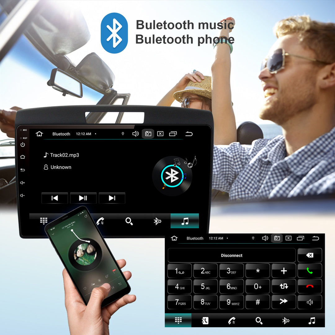 9 Inch Car Stereo For Honda CRV 2012-2015 Android Car Radio with Carplay Android Auto Multimedia Video Navigation Free HD Rear Camera