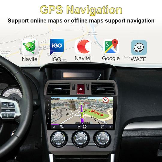 9 inch For Subaru Forester 2013-2014 Android  Car Radio Multimedia Voice Stereo Player 4G LTE car-play Android Auto Navigation