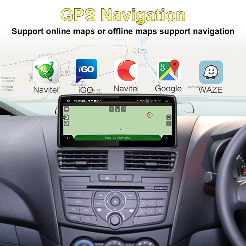 10.25 Inch Android 13 For MAZDA BT50 2011-  Car Radio Navigation GPS No 2din Autoradio DSP BT Multimedia Video 4G LTE WIFI RDS